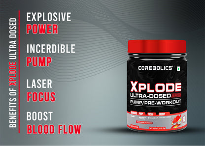 Corebolics Xplode Pre Workout – 450gm (30 Servings)