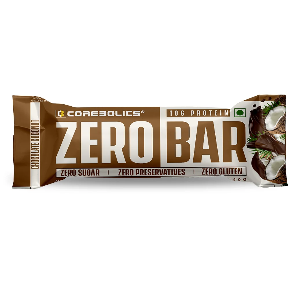 Corebolics Zero Bar (10 gm Protein, 8 Bars)