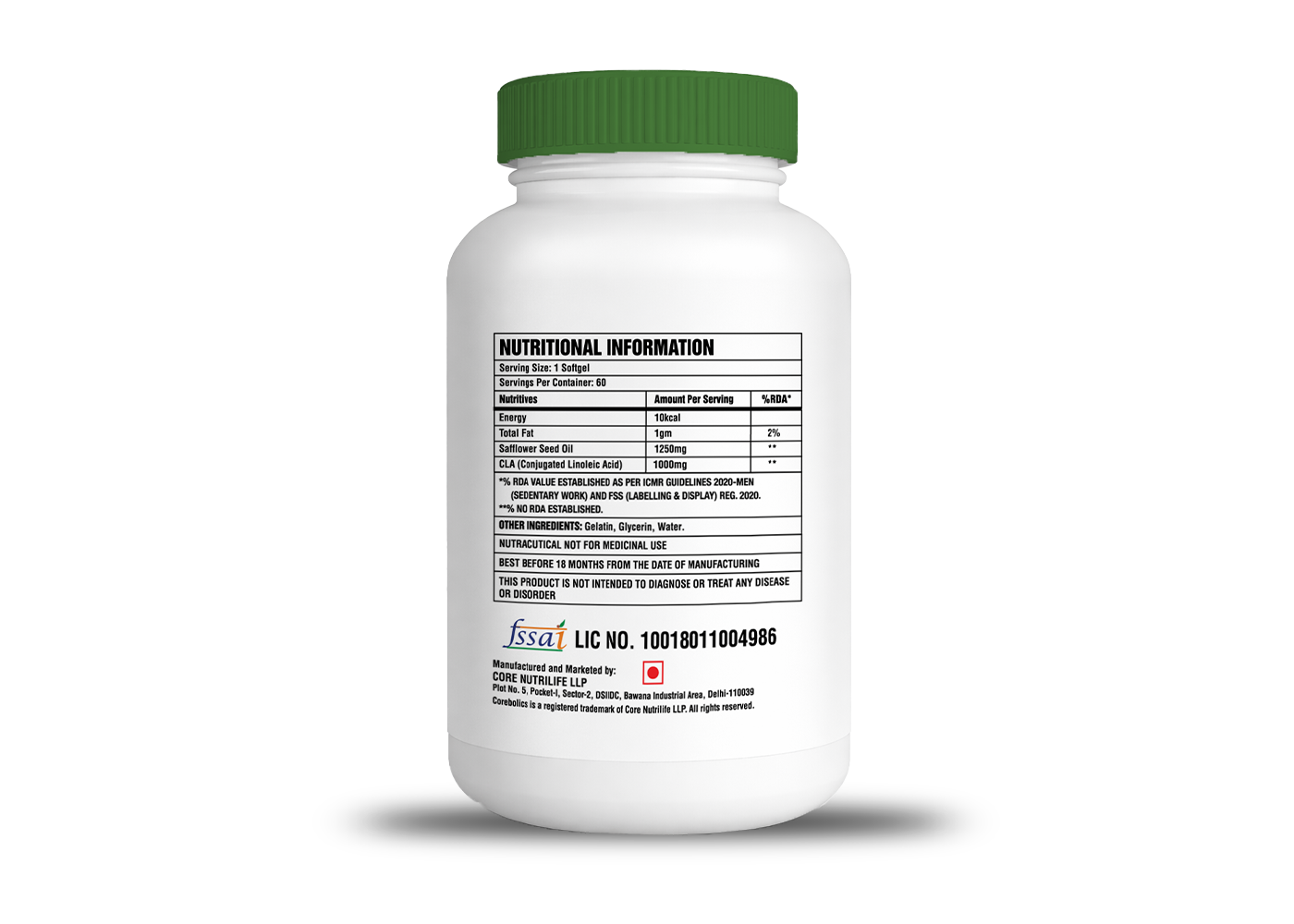 Corebolics Cla (Conjugated Linoleic Acid)