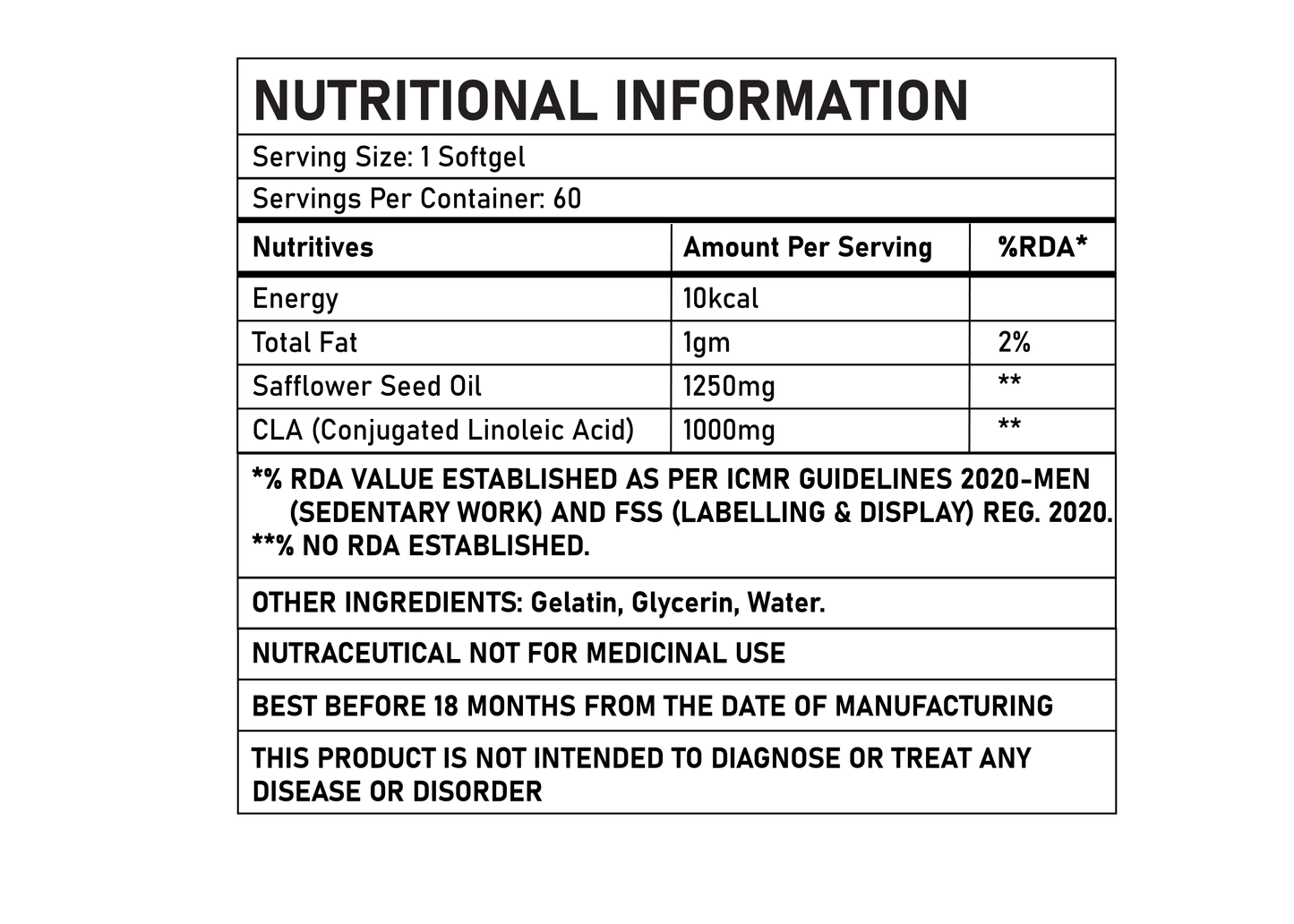 Corebolics Cla (Conjugated Linoleic Acid)