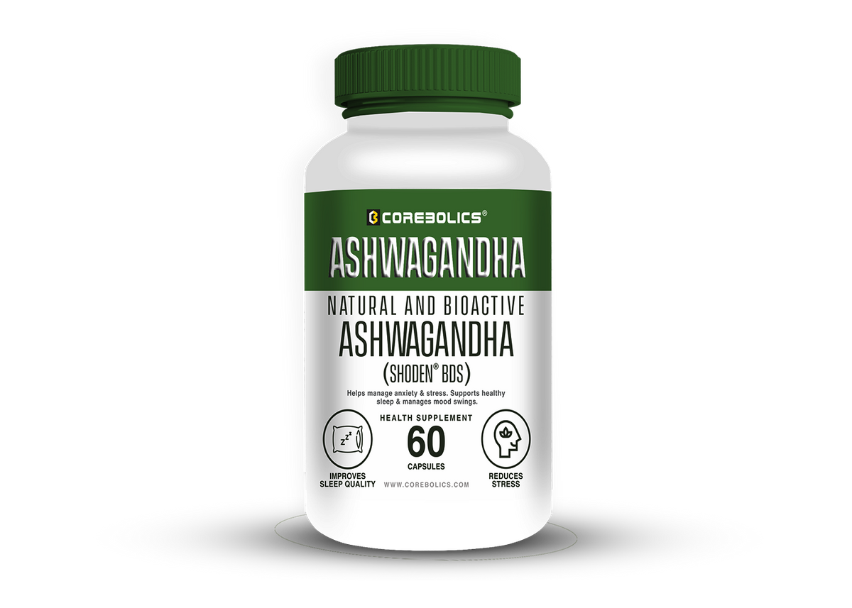 Corebolics Ashwagandha Shoden extract, 60 capsules