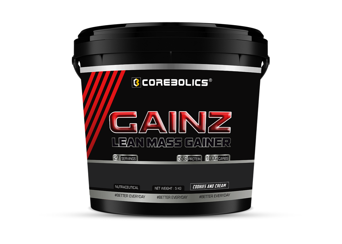 Corebolics gainz pro lean mass gainer 5kg Chocolate milkshake