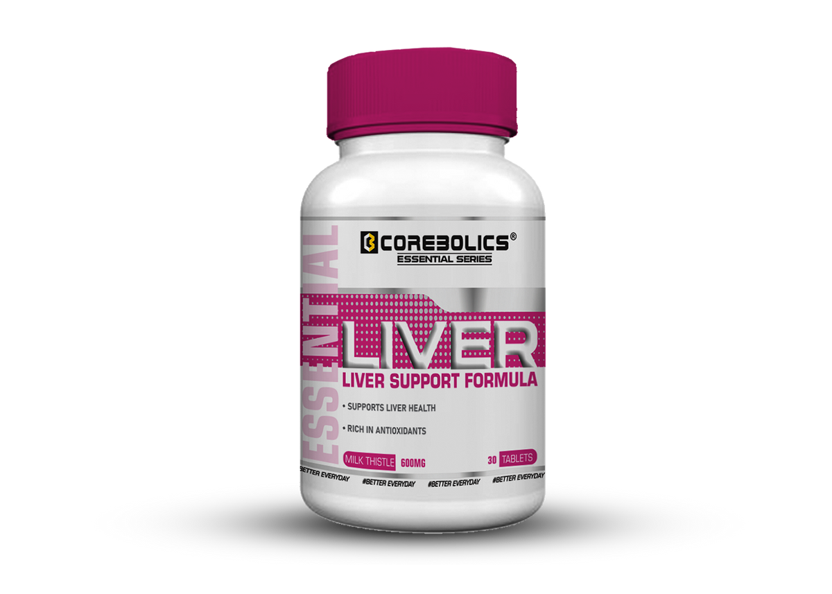 Corebolics Liver support formula, milk thistle 600 mg, 30 tablets