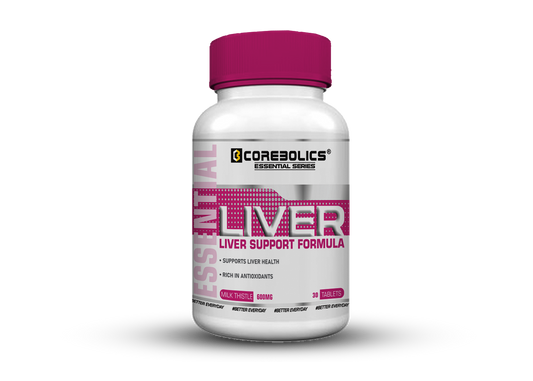 Corebolics Liver support formula, milk thistle 600 mg, 30 tablets
