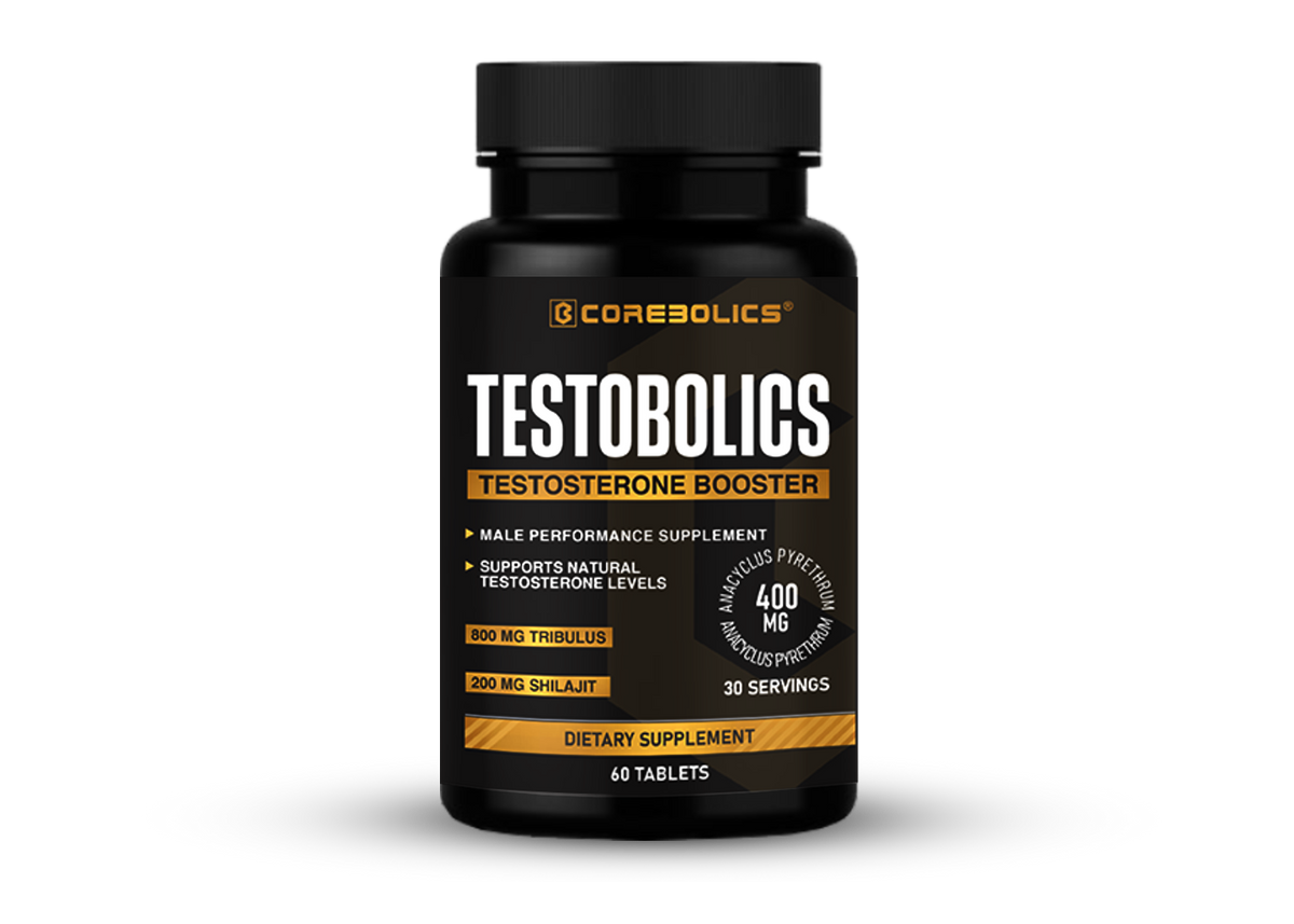 Corebolics Testobolics tribulus and shilajit supplement, 60 tablets