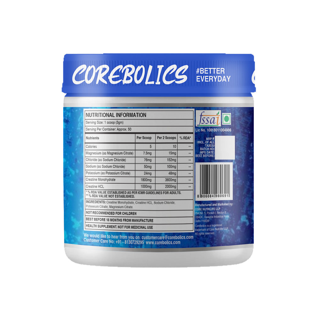Corebolics Core Fusion Whey Protein 1 kg + CREATINE 150 GM