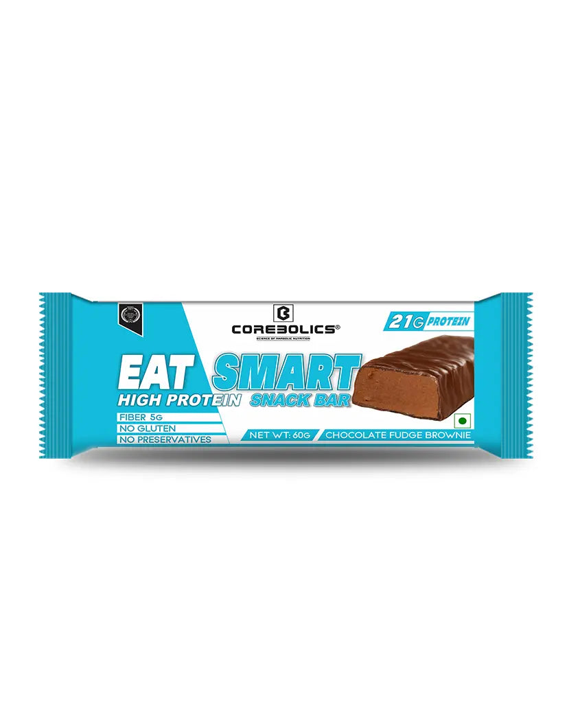 Corebolics  Eat Smart High-Protein Snack Bar (21 gm Protein, 6 Bars)