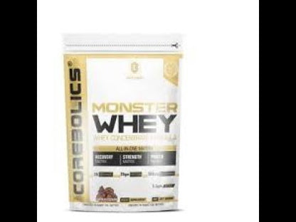 Corebolics Monster Whey - Whey Concentrate Formula 1 kg - 28 Servings