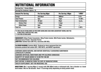 Corebolics Weight Gainer Xtreme ( Chocolate, 1 kg, 16 Servings )