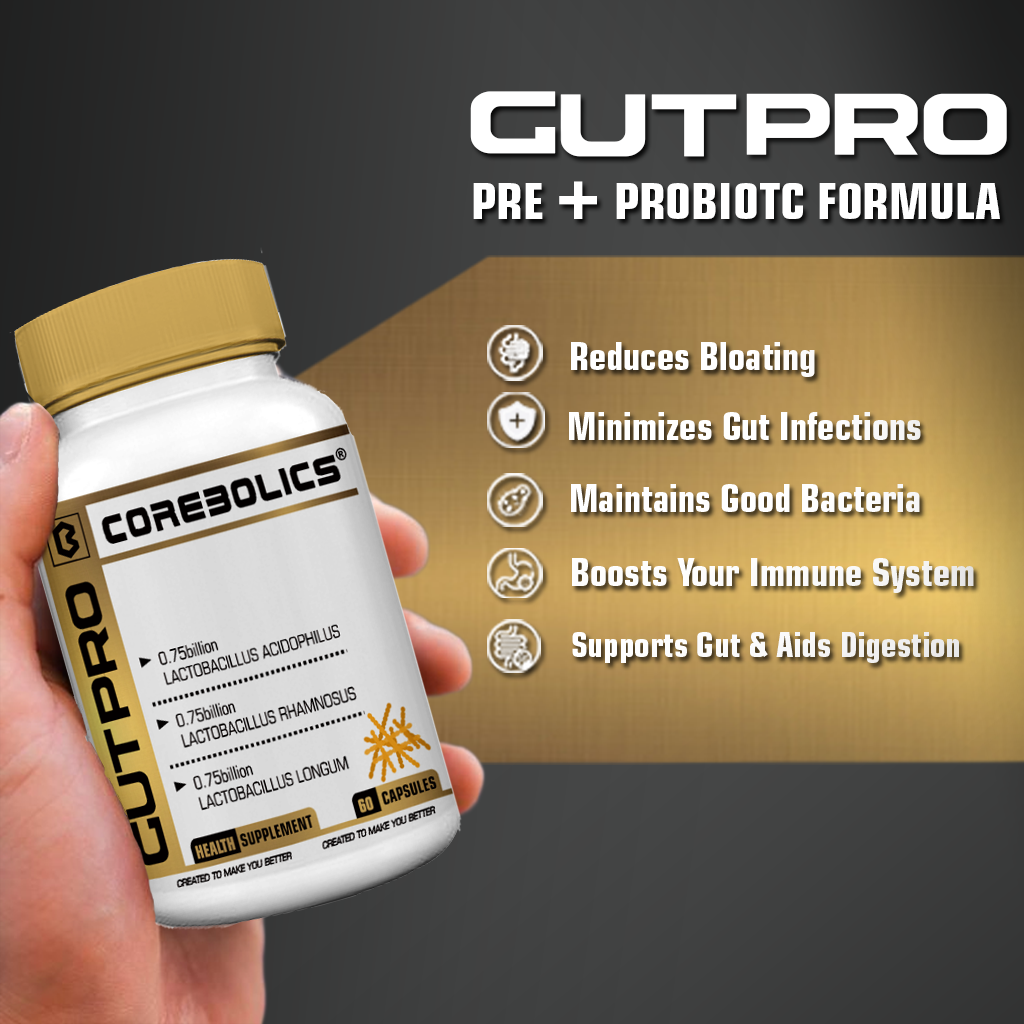 Corebolics Gut Pro –  Pre+Probiotics Formula