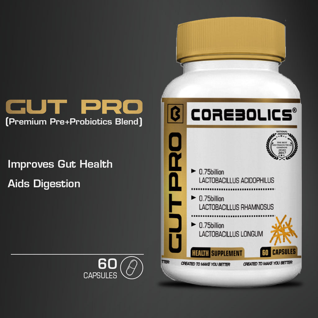 Corebolics Gut Pro –  Pre+Probiotics Formula