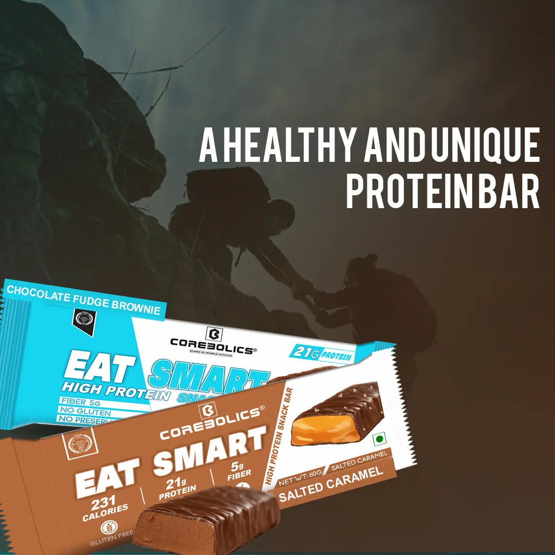 Corebolics  Eat Smart High-Protein Snack Bar (21 gm Protein, 6 Bars)