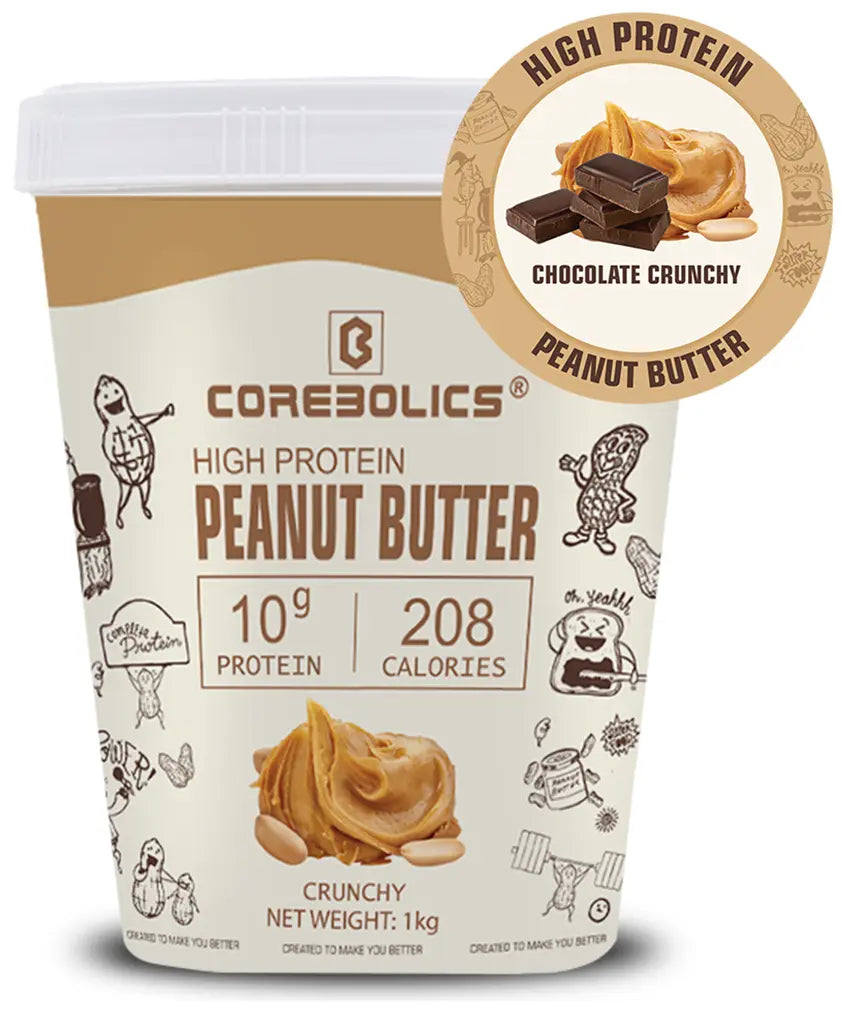 Corebolics High Protein Peanut Butter (1kg, 32 Servings)