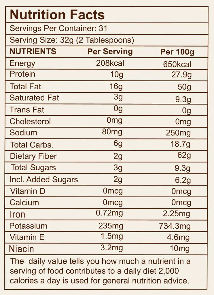 Corebolics High Protein Peanut Butter (1kg, 32 Servings)